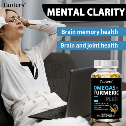 Omega 3·6·7·9 Supplement
With Turmeric, DHA & EPA
