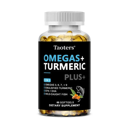 Omega 3·6·7·9 Supplement
With Turmeric, DHA & EPA