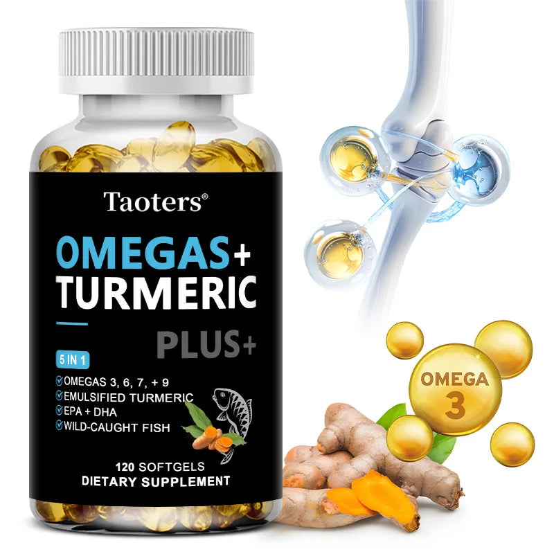 Omega 3·6·7·9 Supplement
With Turmeric, DHA & EPA