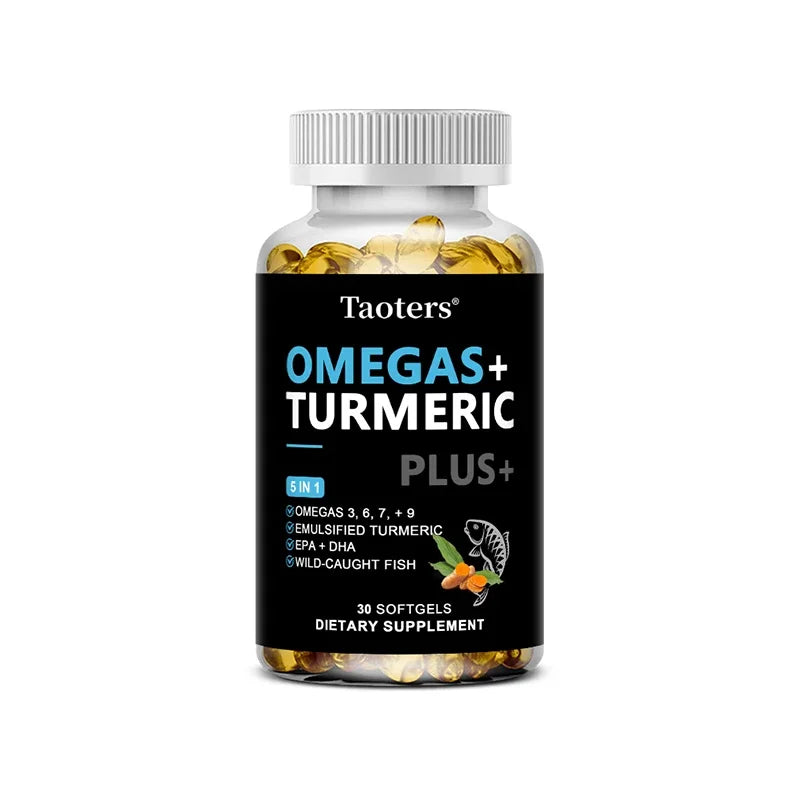 Omega 3·6·7·9 Supplement
With Turmeric, DHA & EPA