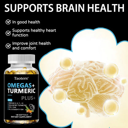 Omega 3·6·7·9 Supplement
With Turmeric, DHA & EPA
